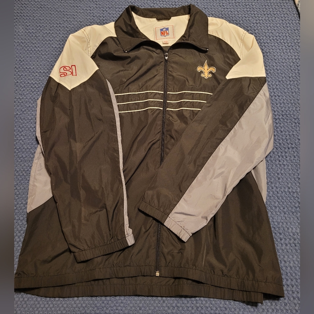 Saints NFL Lightweight Windbreaker XL